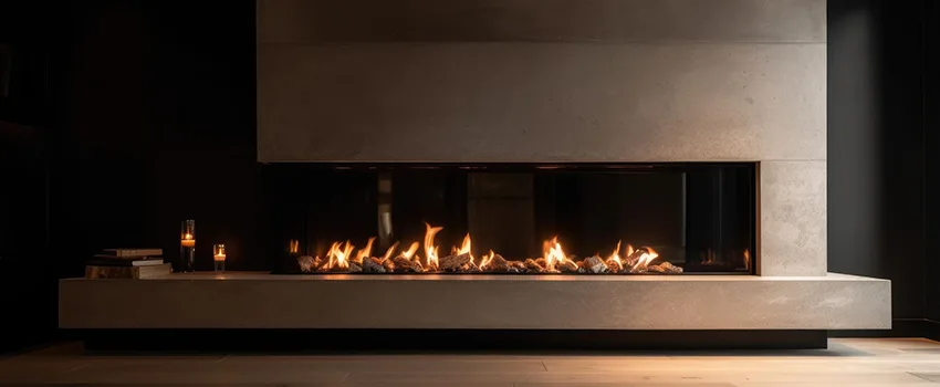 Gas Fireplace Ember Bed Design Services in Olney, Maryland