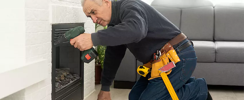 New Indoor Fireplace Installation in Olney, Maryland