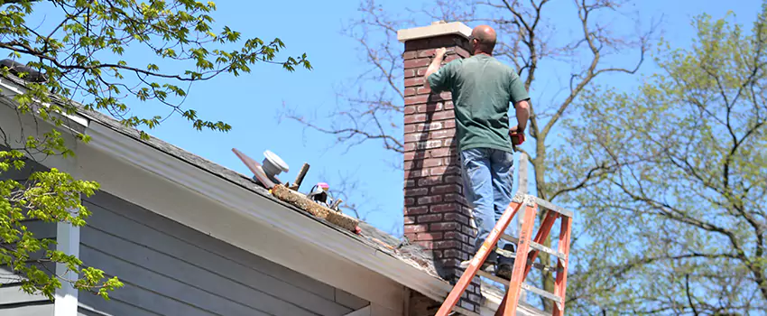 Vinyl and PVC Chimney Flashing Installation in Olney, MD