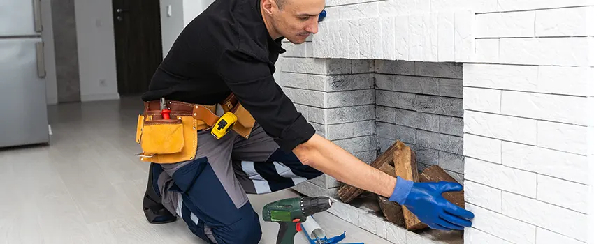 Fireplace Damaged Damper Frame Repair Services in Olney, Maryland