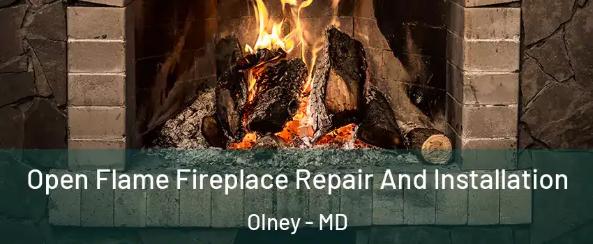  Open Flame Fireplace Repair And Installation Olney - MD